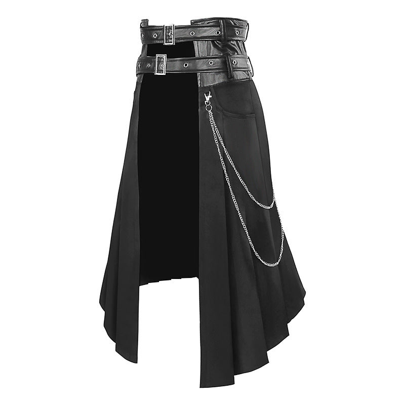 Lace-up Waist-controlled Trailing Skirt Women