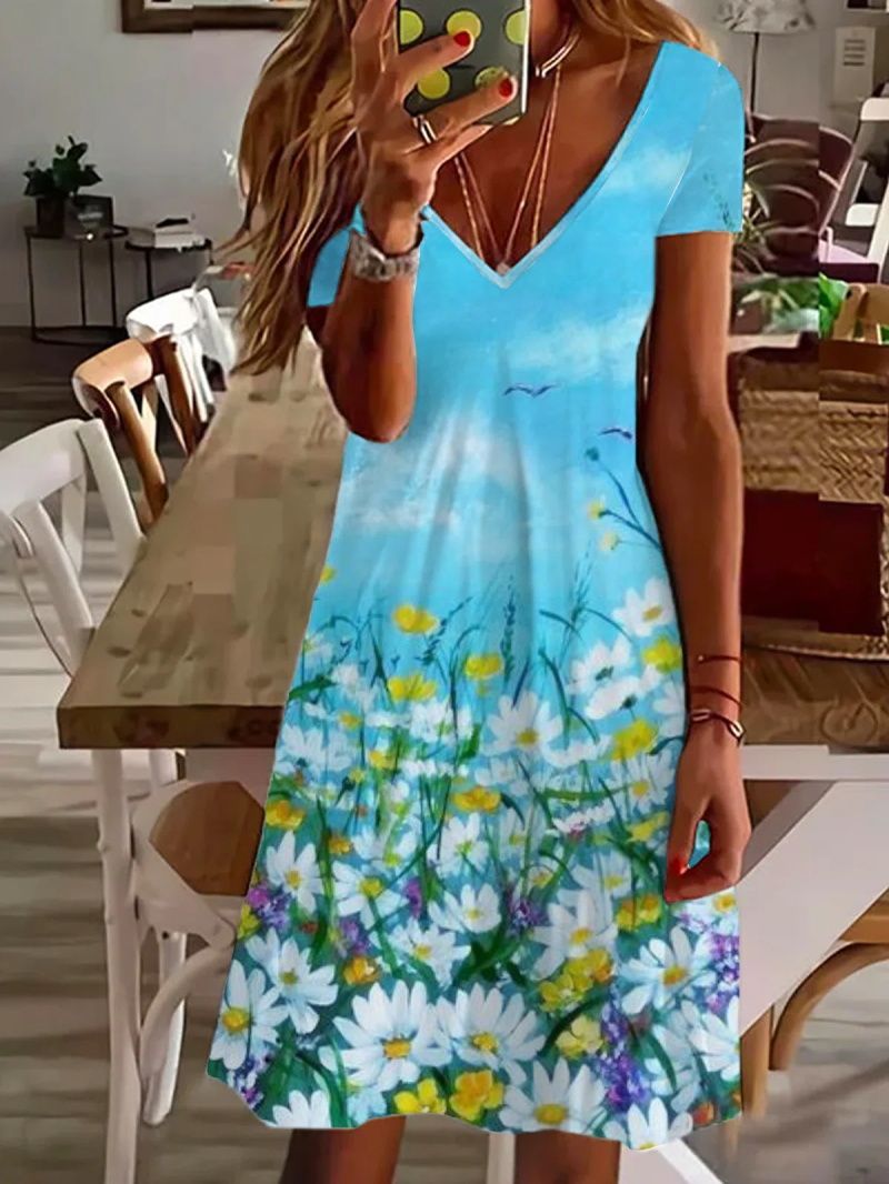 Fashion Printing Dress