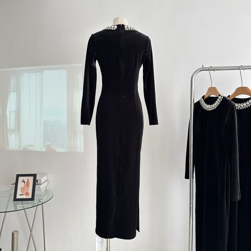 Black Velvet Style Dress