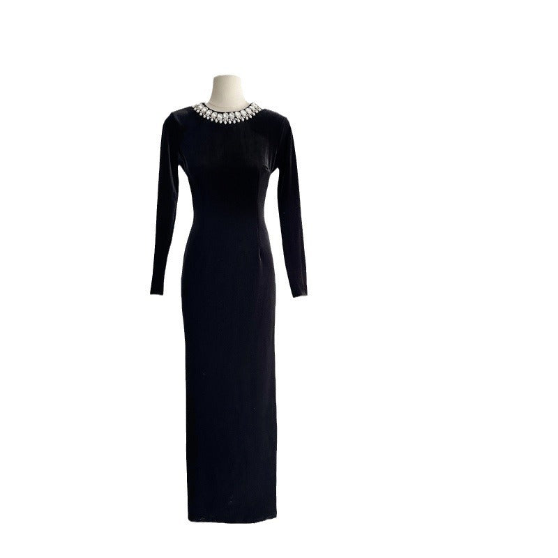 Black Velvet Style Dress