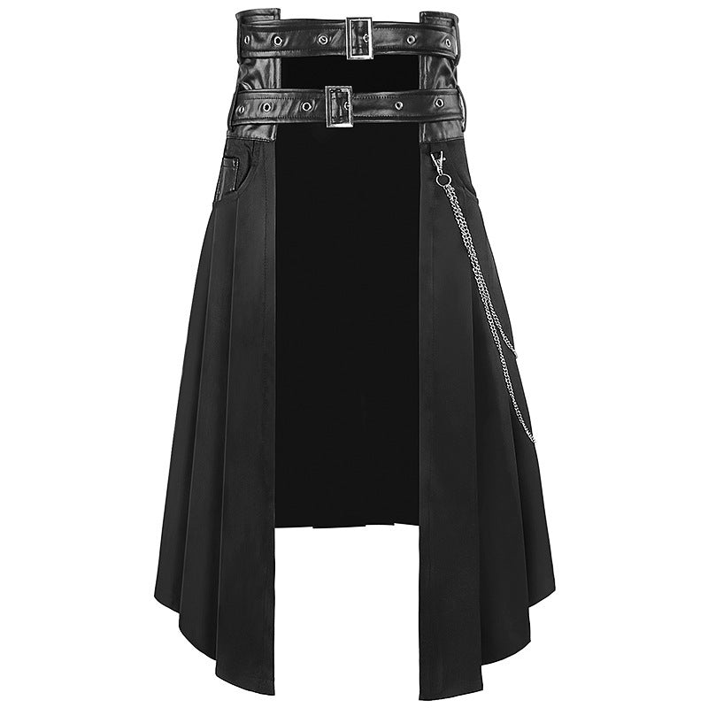 Lace-up Waist-controlled Trailing Skirt Women