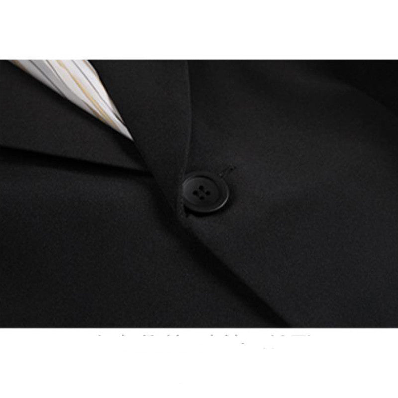 Black Short Small Suit Coat