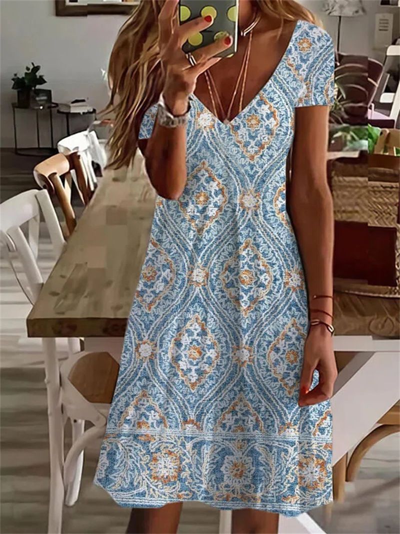 Fashion Printing Dress