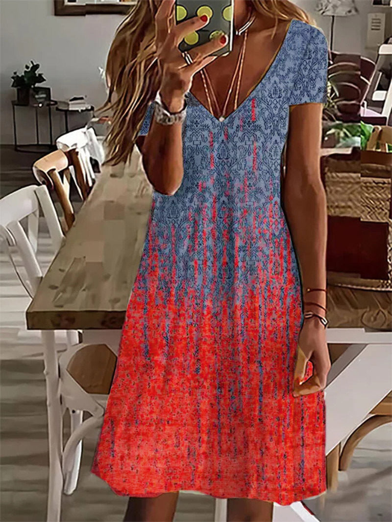 Fashion Printing Dress