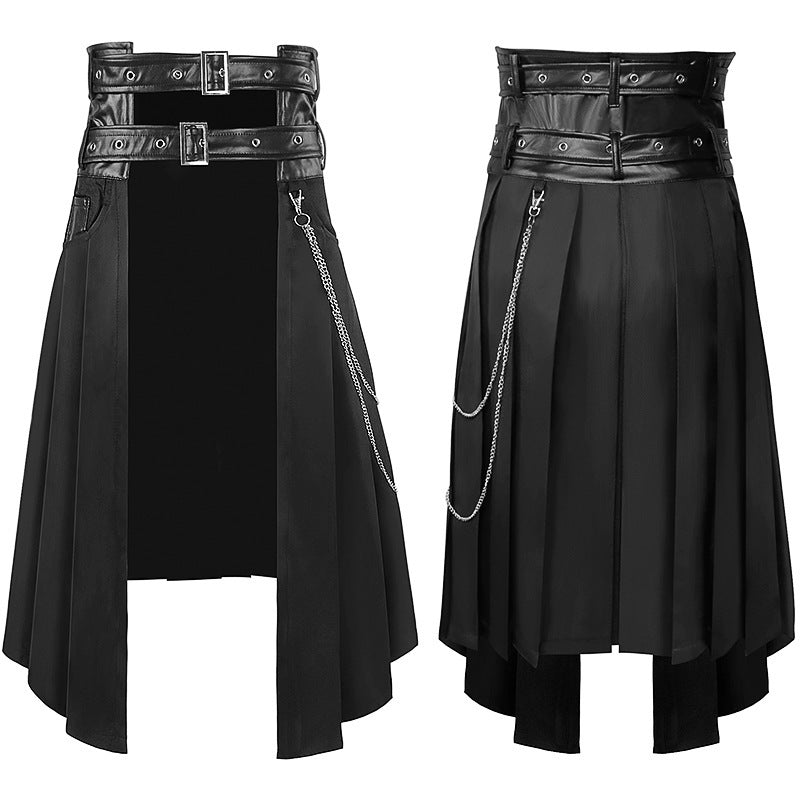 Lace-up Waist-controlled Trailing Skirt Women